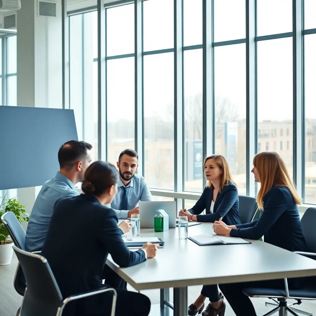 Een groep Nederlandse professionals in een vergadering die doelen bespreken