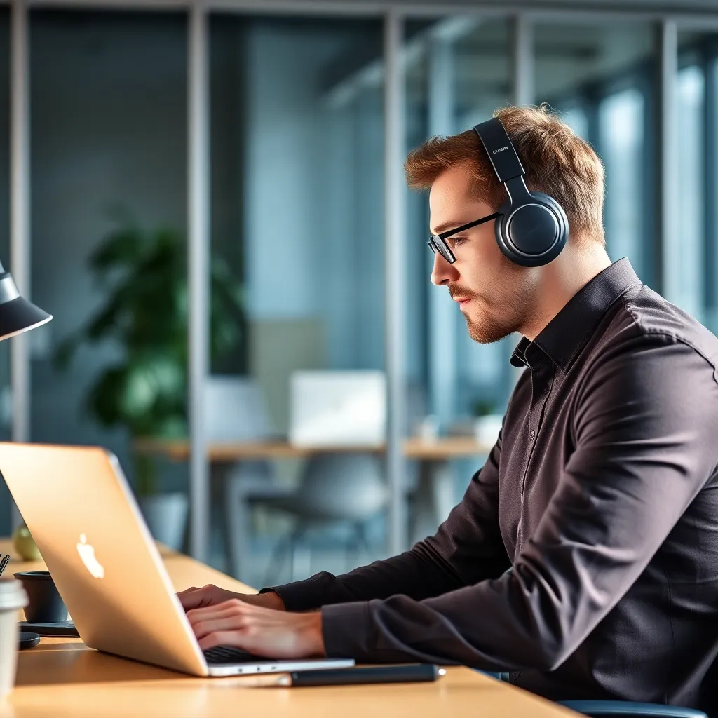 Nederlandse professional die werkt in een afleidingsvrije omgeving